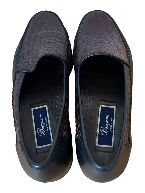 Cole Haan Bragano Genuine Crocodile Crafted Italy Loafers Shoes Men’s Size 9.5 M main image 6